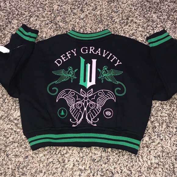WICKED Graphic Bomber Jacket Girls Size XS (4/5) | NWT! - Picture 2 of 6